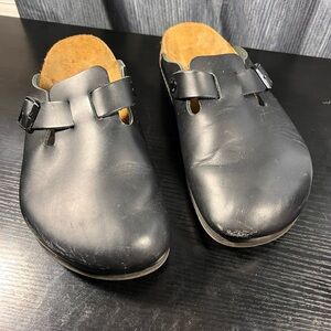 Birkenstock Black Leather Men's Loafers